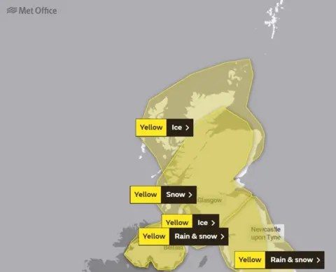 Met Office Weather warnings