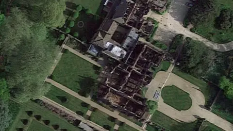 Google Parnham house after the fire