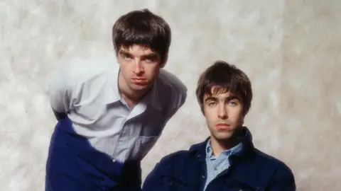 Oasis pictured in 1994