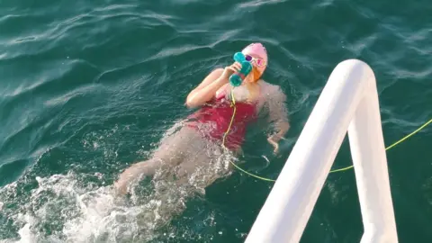HANNAH LITCHFIELD Hannah Litchfield swims the English channel for charity