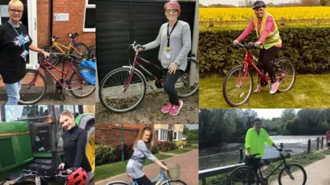 The Shropshire Cycle Hub/Facebook People who have received the refurbished bicycles