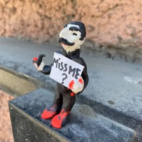 @malenkiy_piket Plasticine figure of Stalin