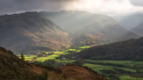 A general view of the Borrowdale Valley