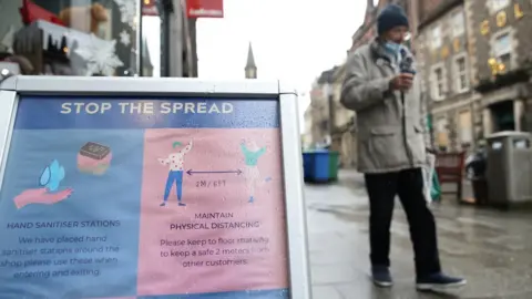 PA Media sign in Stirling