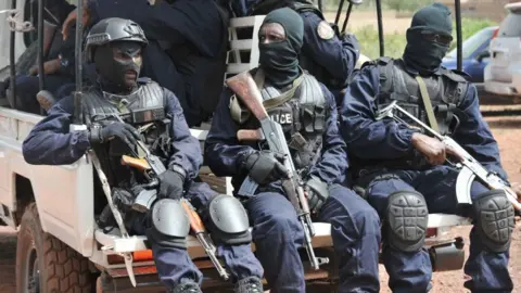 Getty Images Malian anti-terrorist special forces "Forsat" members