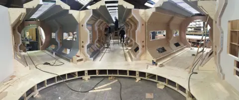 BBC The Future zone being built