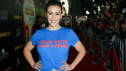Getty Images Alyssa Milano