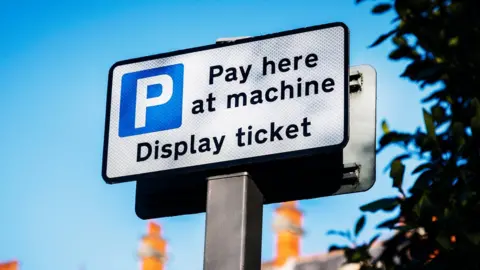 Getty Images Parking sign