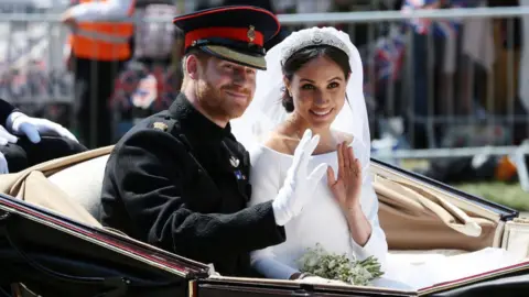 Getty Images Harry and Meghan's wedding