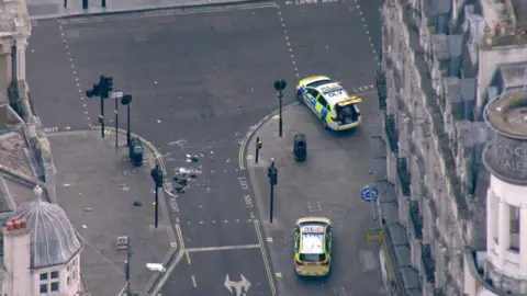 BBC Picture from air of scene