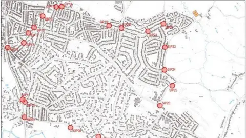 LDRS A map of the some of the proposed eruv in Hale and Hale Barns