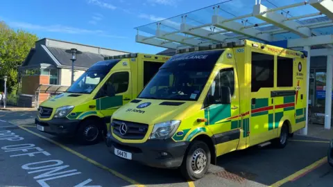 BBC Guernsey ambulances