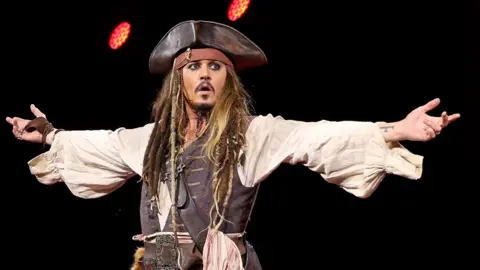 Getty Images Johnny Depp as Jack Sparrow