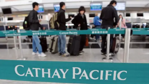 AFP Cathay Pacific passengers