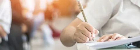 noipornpan Pupil sitting an exam