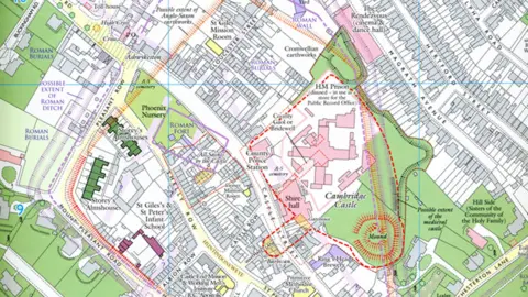 Historic Town's Trust Castle Hill map