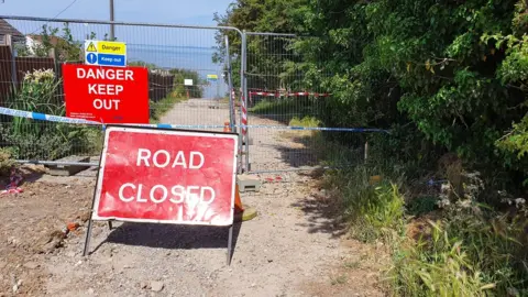 Swale Borough Council Surf Crescent closed