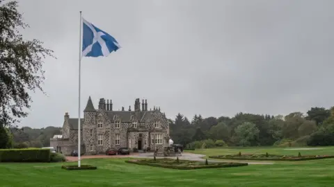 Getty Images Trump's gold course in Scotland