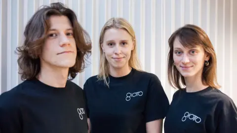 Giotto Juliette Jaupitre, right, with her co-founders