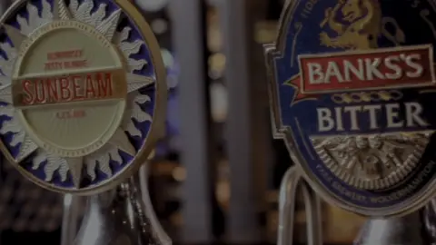 Marston's beer taps