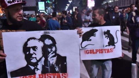 Brazil leaked tape forces minister Romero Juca out - BBC News