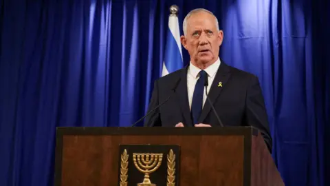رویترز بنی گانتز استعفای خود را از کابینه جنگ اسرائیل اعلام کرد (9 ژوئن 2024)