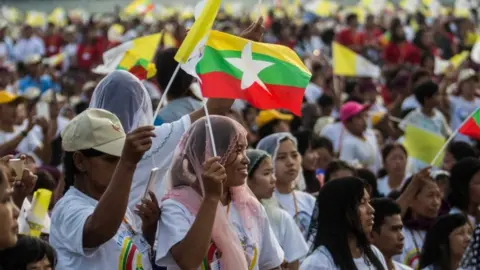 Getty Images Mass in Yangon