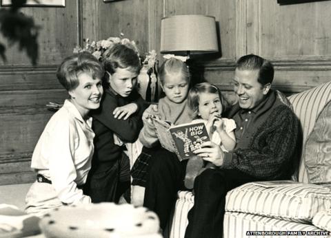 Attenborough family photos released to mark anniversary - BBC News