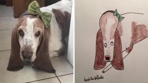 Hercule Van Wolfwinkle Dog portrait