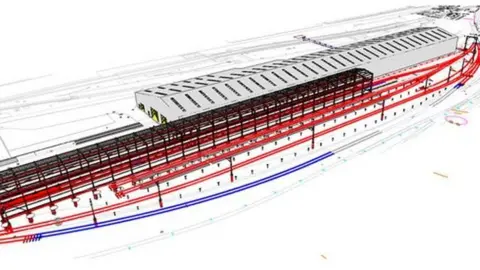 East Midlands Railway Artist's impression of the work