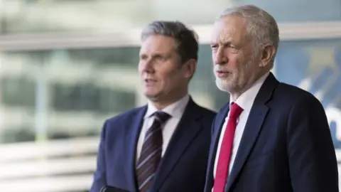Getty Images Sir Keir Starmer and Jeremy Corbyn