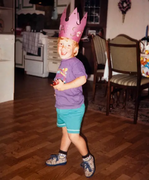 Steen family Mats Steen on his fourth birthday in 1993