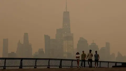 Haze in Manhattan