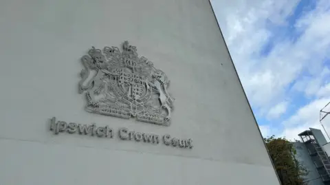 George King/BBC Ipswich Crown Court logo