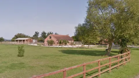 Google Chestnut Barn near Cheltenham countryside