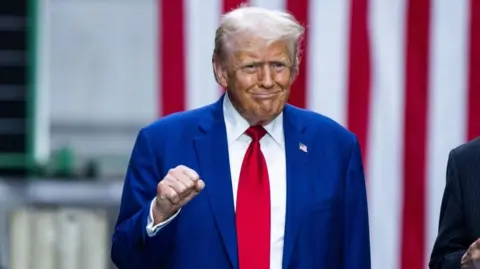 Has Trump promised an excessive amount of on the US financial system? EPA Trump gives economy speech in Pennsylvania