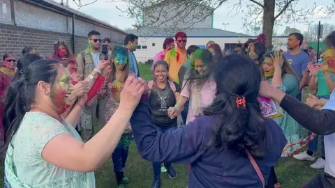 Holi celebrations