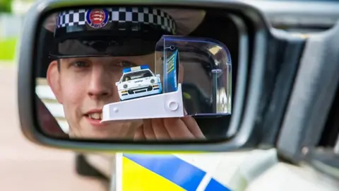 Essex Police PC Mike Jelly with model RS200