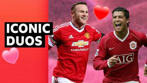 Wayne Rooney and Cristiano Ronaldo