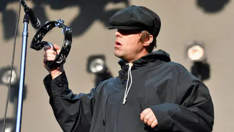 PA Media Liam Gallagher at Peaky Blinders Festival