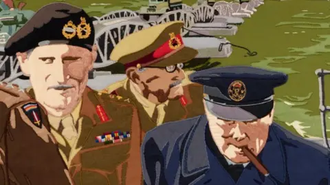 D-Day Story Section of Overlord Embroidery