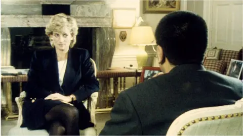 BBC Martin Bashir interviewing Princess Diana