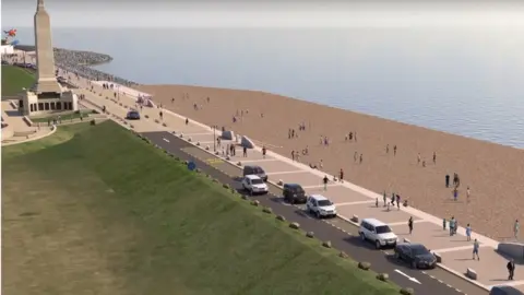 Portsmouth City Council The beach at Southsea Common