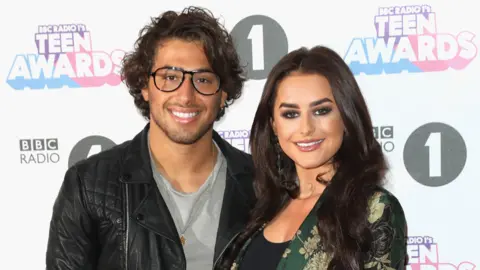 Getty Images Love Island's Kem and Amber