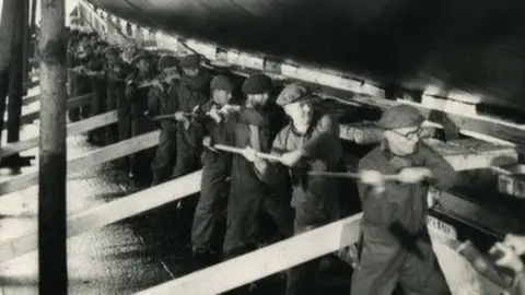 Historic Dockyard Chatham Workers at Chatham Dockyard