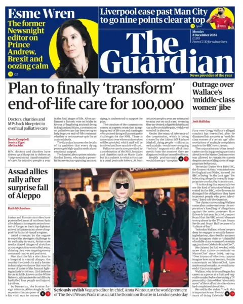 The headline in the Guardian reads: Plan to finally transform end-of-life care for 100,000