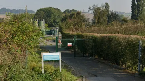 Severn Trent Water sewage works plant in East Leake