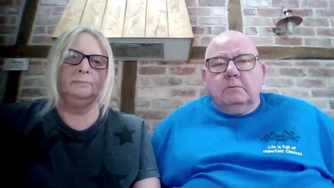 BBC Amanda Barber and her husband Norman Barber