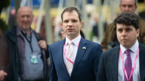 Getty Images Andrew Bowie at Tory conference