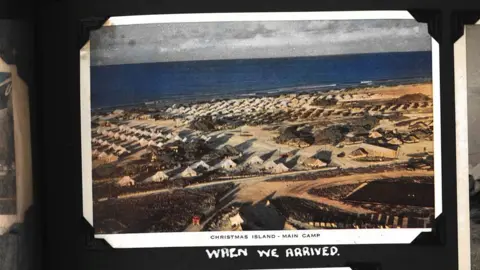 Dawid Wojtowicz/BBC A picture showing the camp on Christmas Island